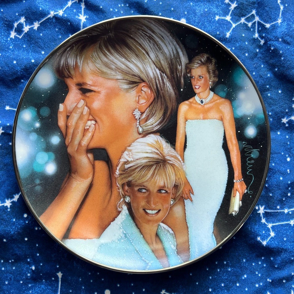 Princess Diana Princess of Style Franklin Mint Collectable Plate